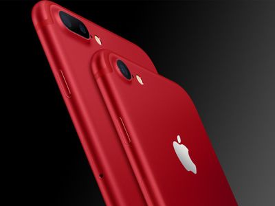 Анонсированы iPhone 7 и iPhone 7 Plus в красном цвете