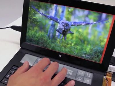 Microsoft продемонстрировала прототип клавиатуры с E-Ink тачскрином