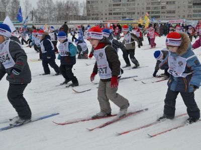На «Лыжню России» вышли тысячи тоболяков
