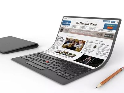 Lenovo показала гнущийся ноутбук