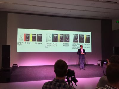 Sony объявила цены на Xperia Z5, Z5 Compact и Z5 Premium в России